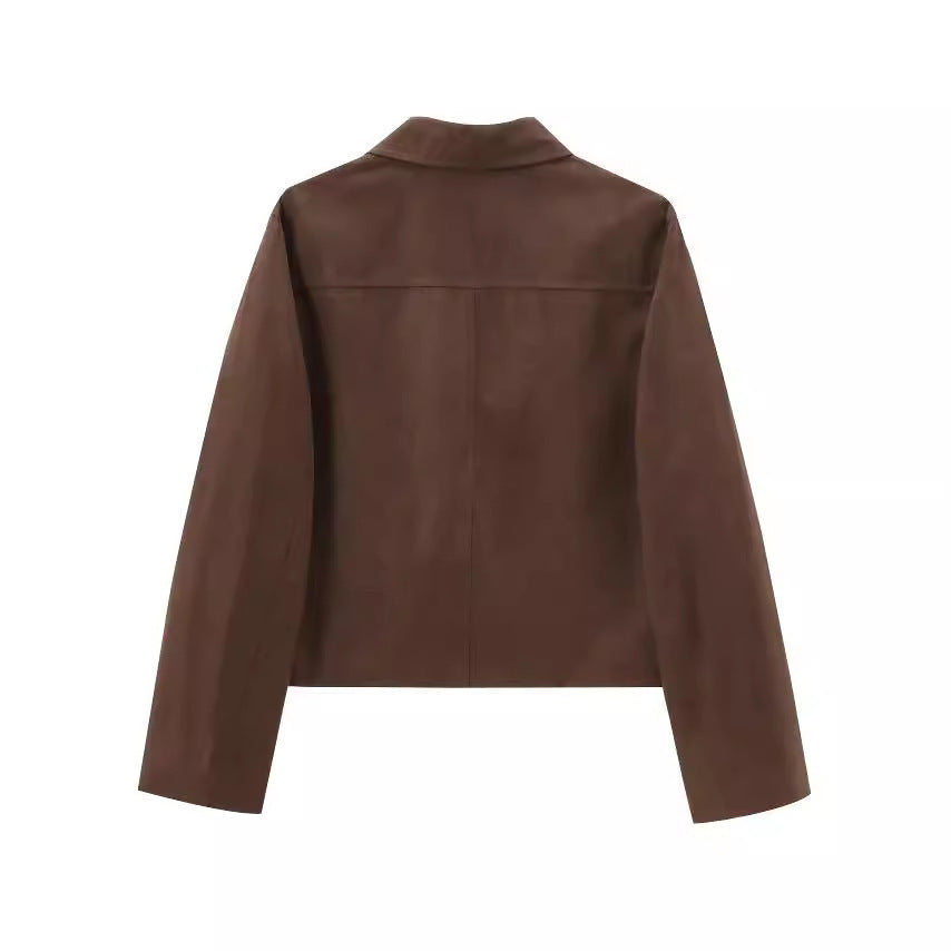 Suede Short Jacket