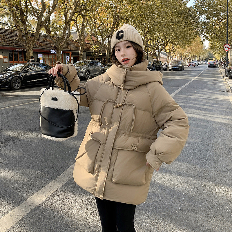 Mid-Length Winter Puffer Coat