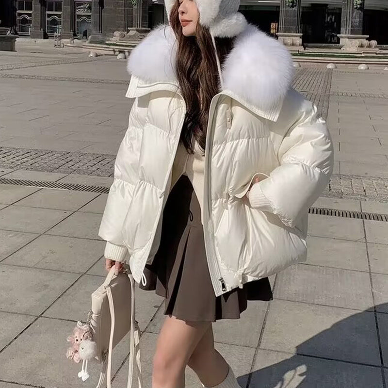 Fur Collar Puffer Jacket