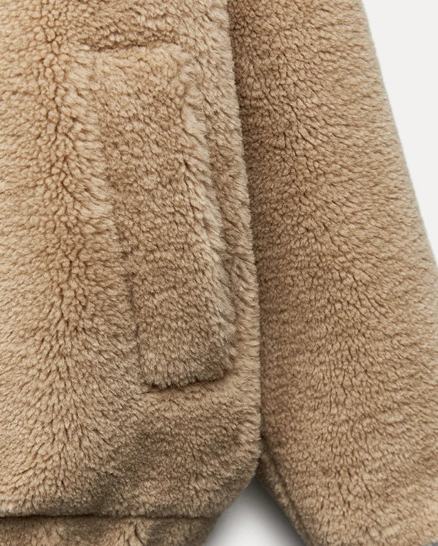 Plush Chenille Teddy Jacket