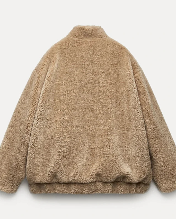 Plush Chenille Teddy Jacket