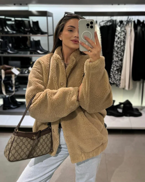 Plush Chenille Teddy Jacket