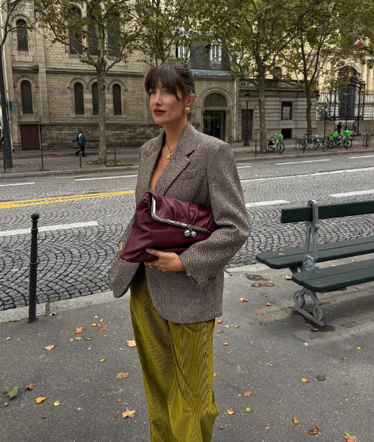 Herringbone Knit Blazer Jacket