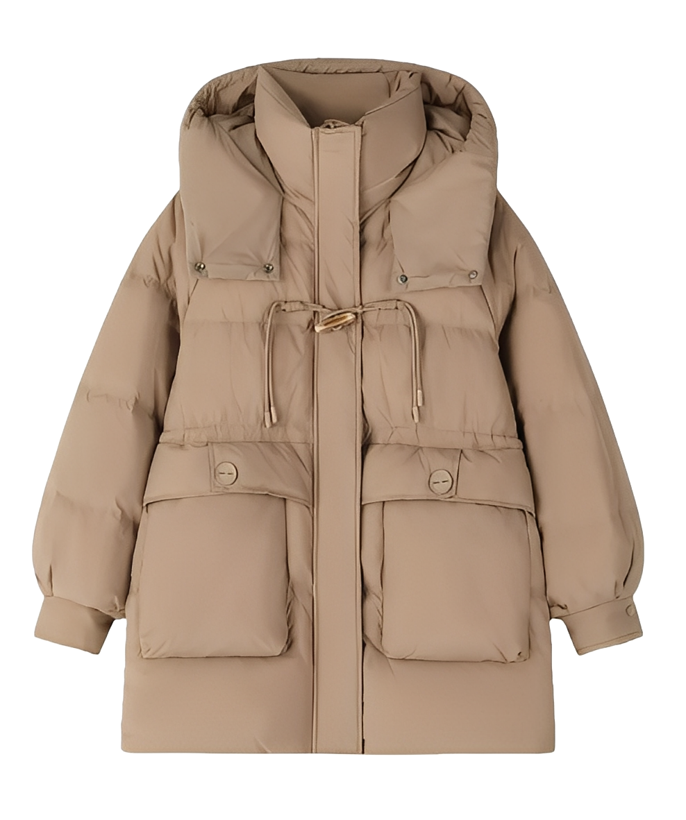 Mid-Length Winter Puffer Coat