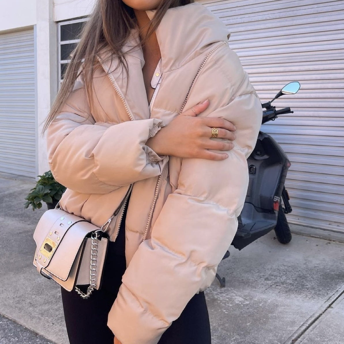 Matte Puffer Jacket