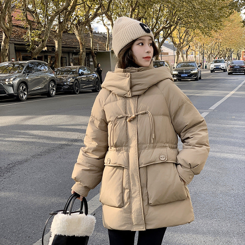Mid-Length Winter Puffer Coat